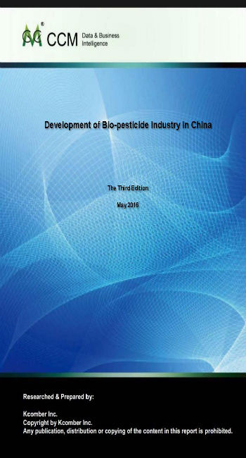 Development of Bio-pesticide Industry in China